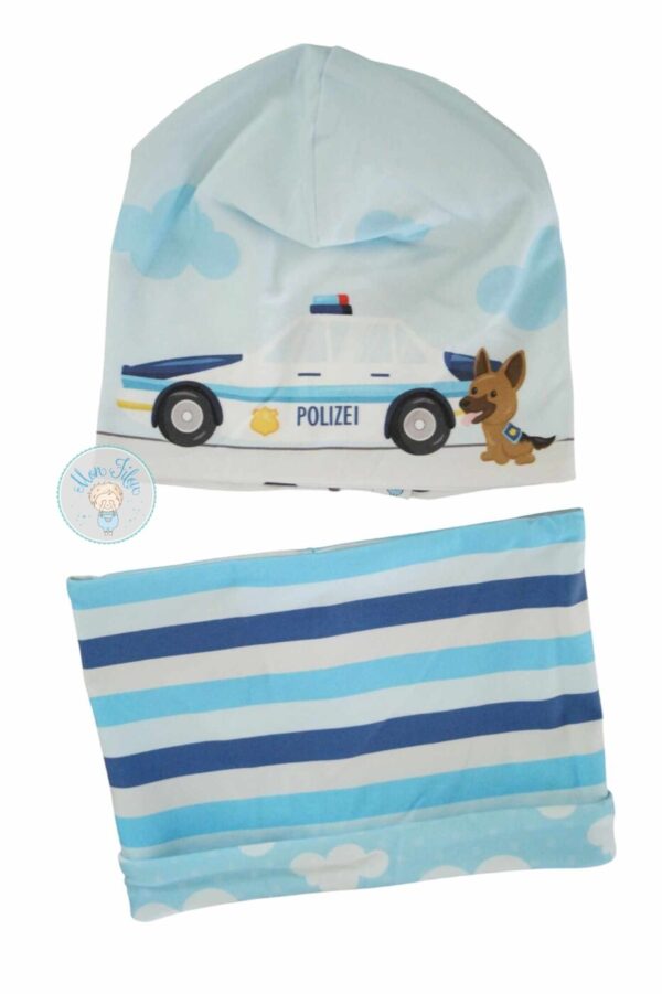 Beanie & Loop-Set, KU ca. 47-54cm, Polizei